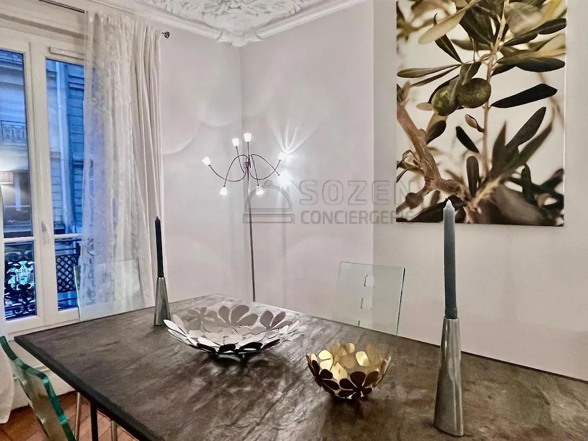 Haussmannien De Luxe Daire Paris 0*,