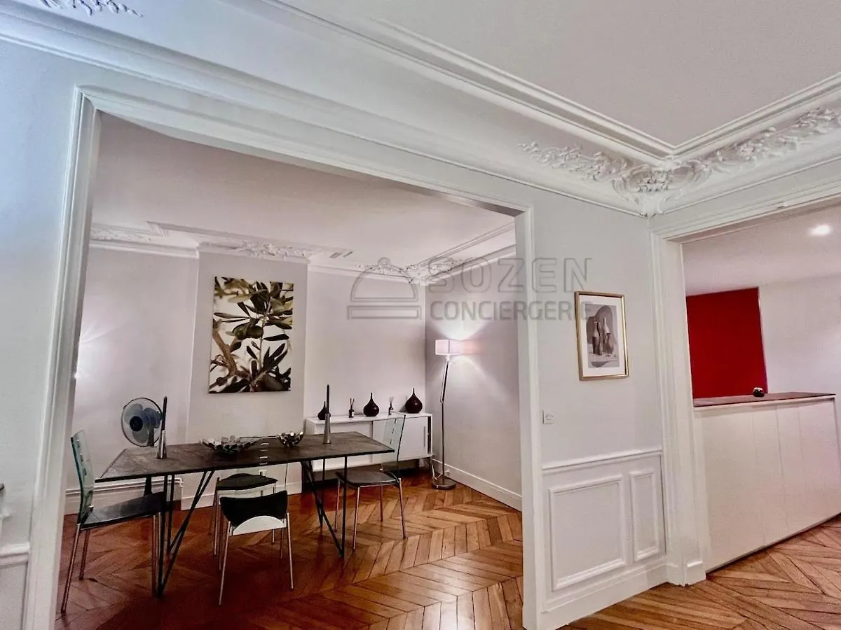Haussmannien De Luxe Daire Paris Fransa